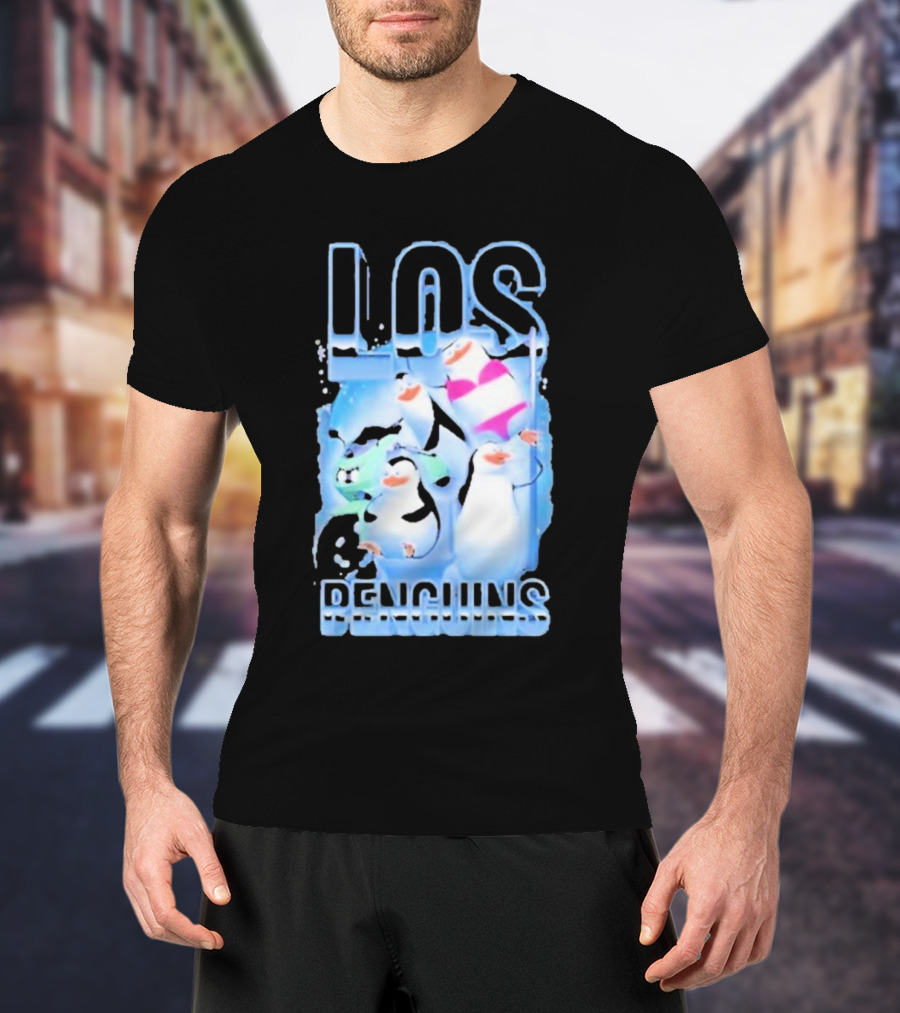 Los Penguins Animated Dancing Ice Party T-Shirt