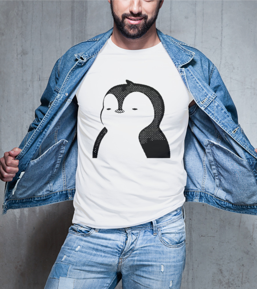 Luca Netz Penguin Chic Noir T-Shirt