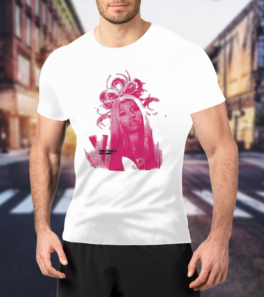 Nicki Minaj Pink Friday 2 Artistic Pink T-Shirt