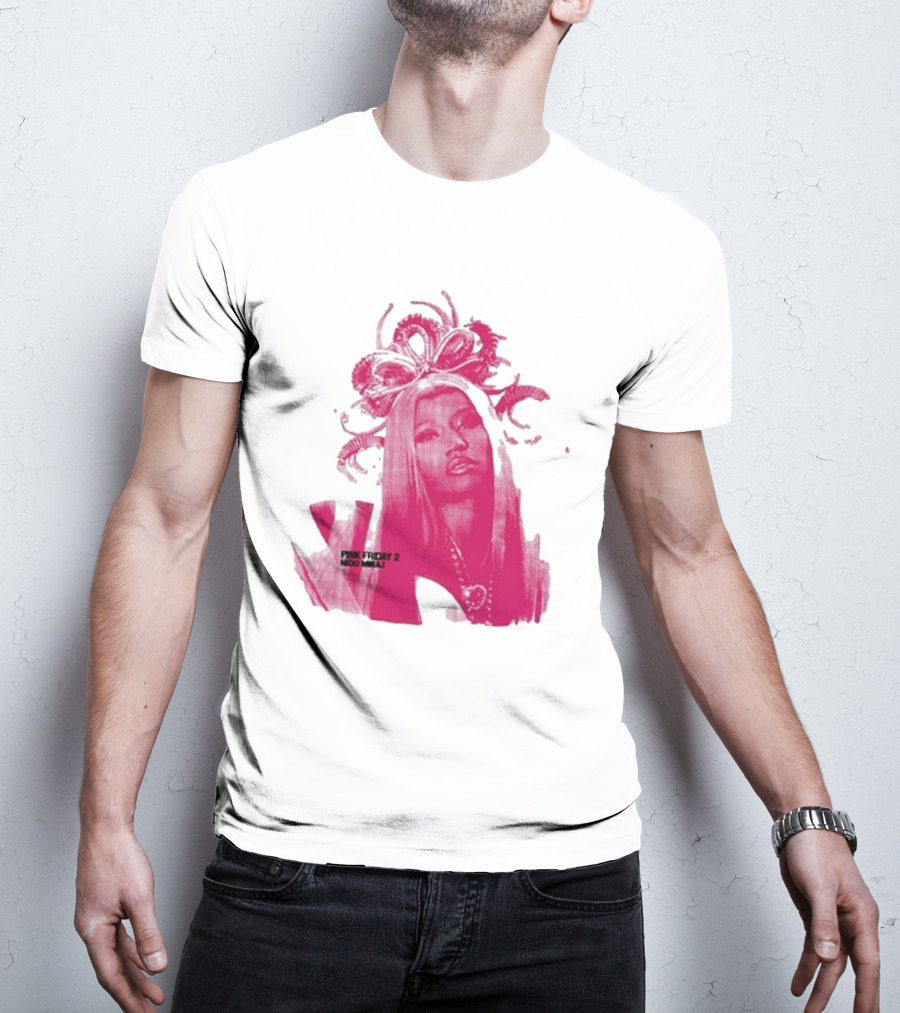 Nicki Minaj Pink Friday 2 Artistic Pink T-Shirt