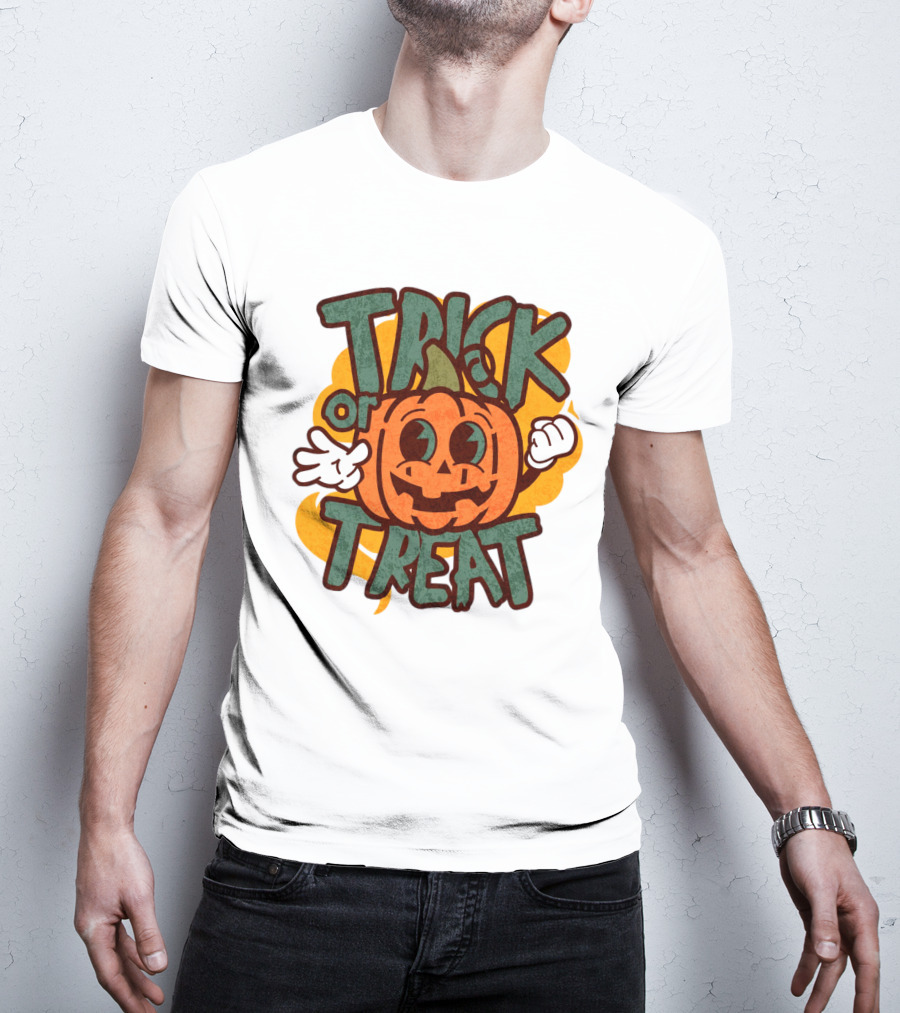 Trick Or Treat Pumpkin Character T-Shirt