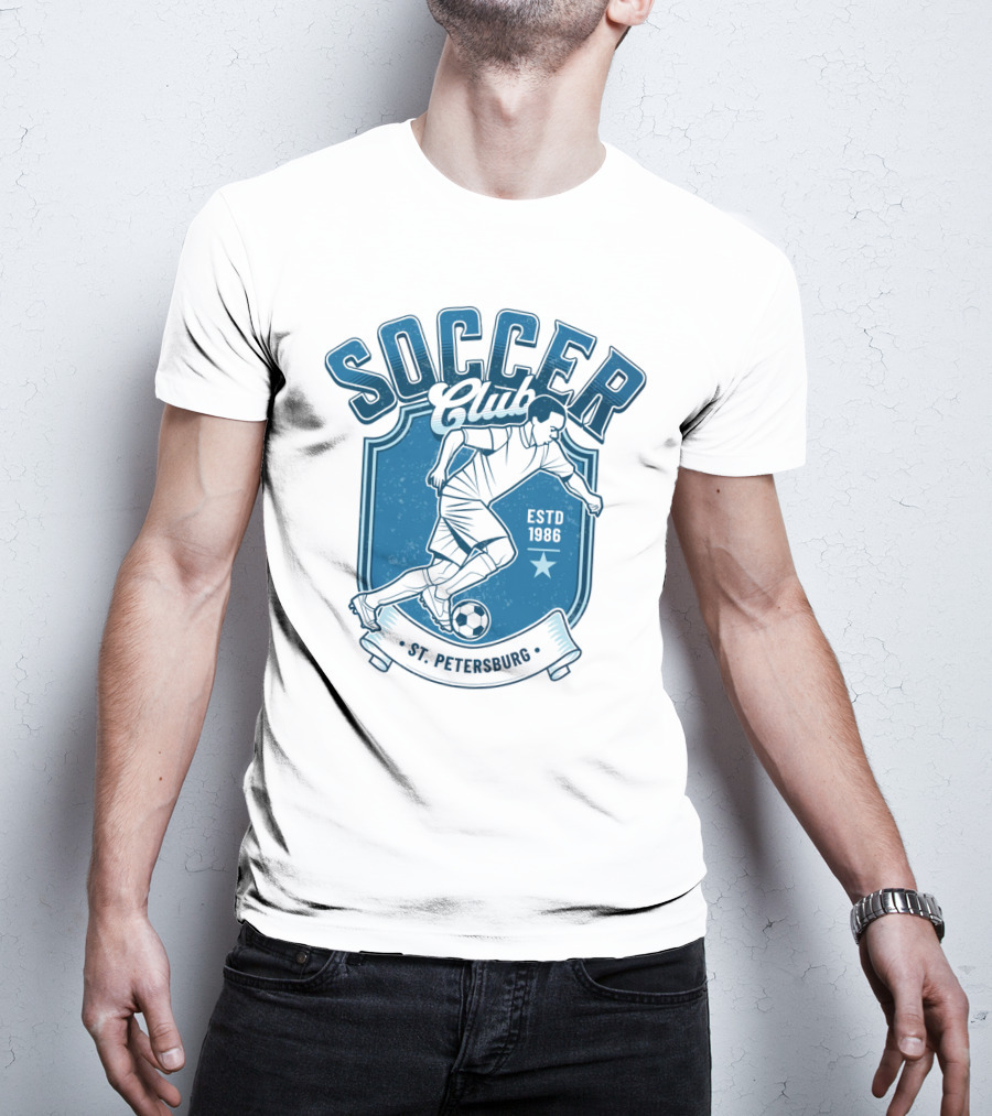 Soccer Club St. Petersburg ESTD 1986 T-Shirt