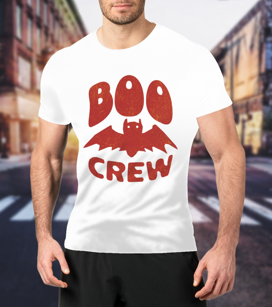 BOO CREW Bat Halloween T-Shirt