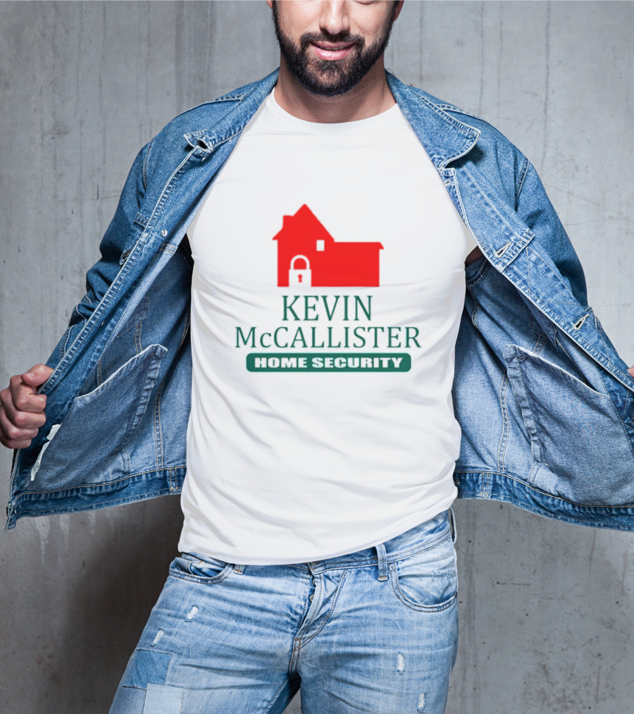 Kevin McCallister Home Security Red House Lock T-Shirt