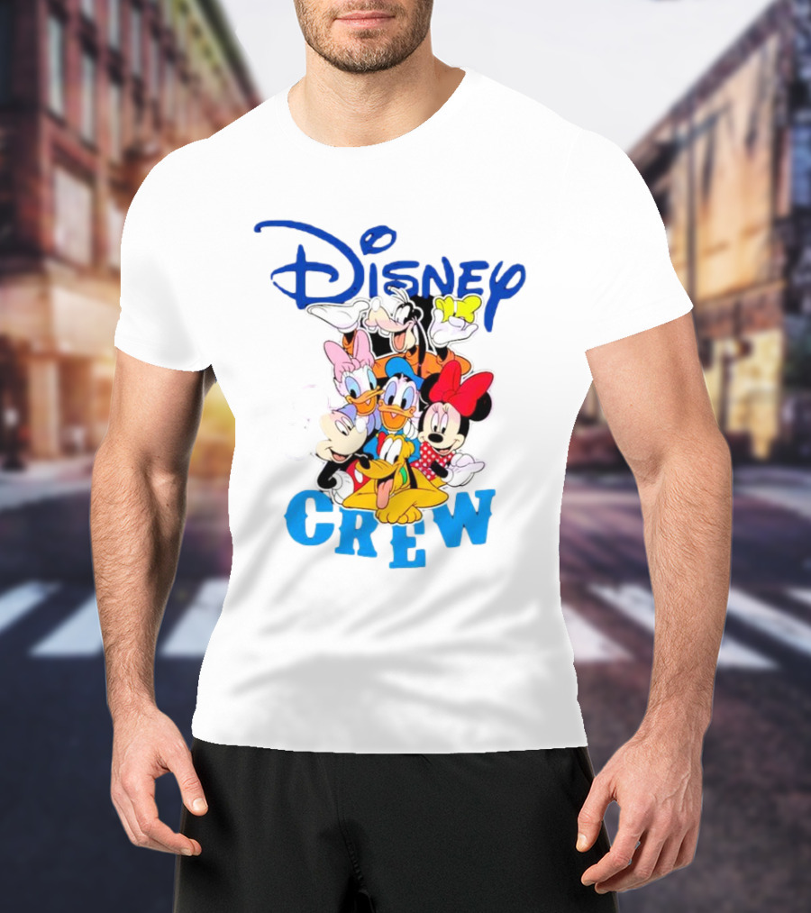 Disney Crew Mickey And Friends Group T-Shirt