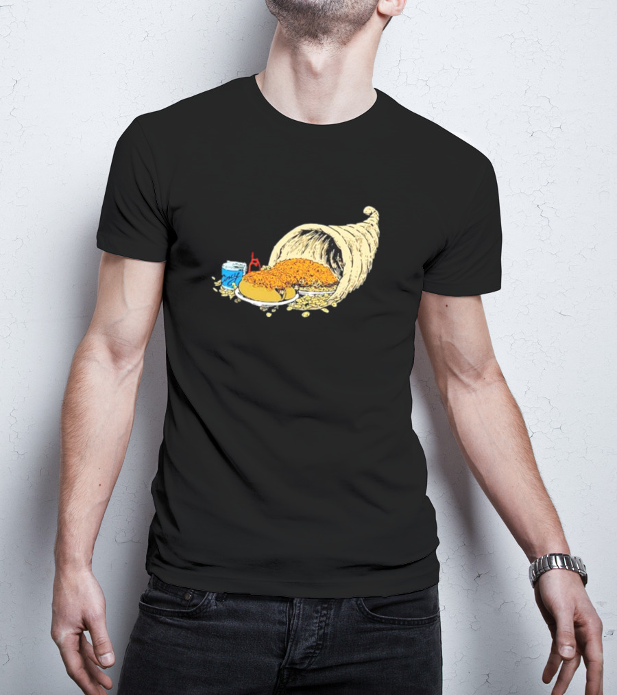 Cincy Copia Skyline Chili Cornucopia Cincinnati Iconic Meal T-Shirt