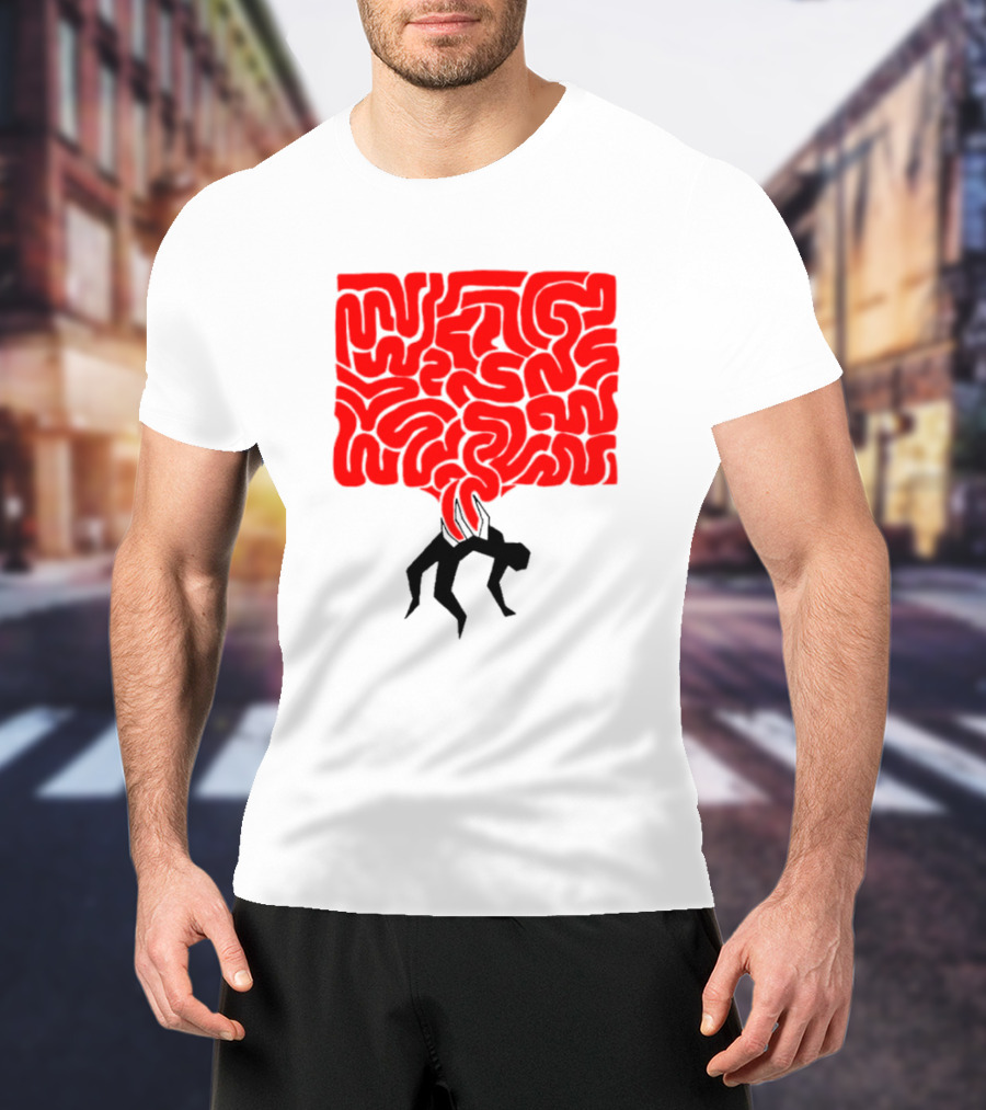 My Body Betrayed Me Red Maze Burden T-Shirt