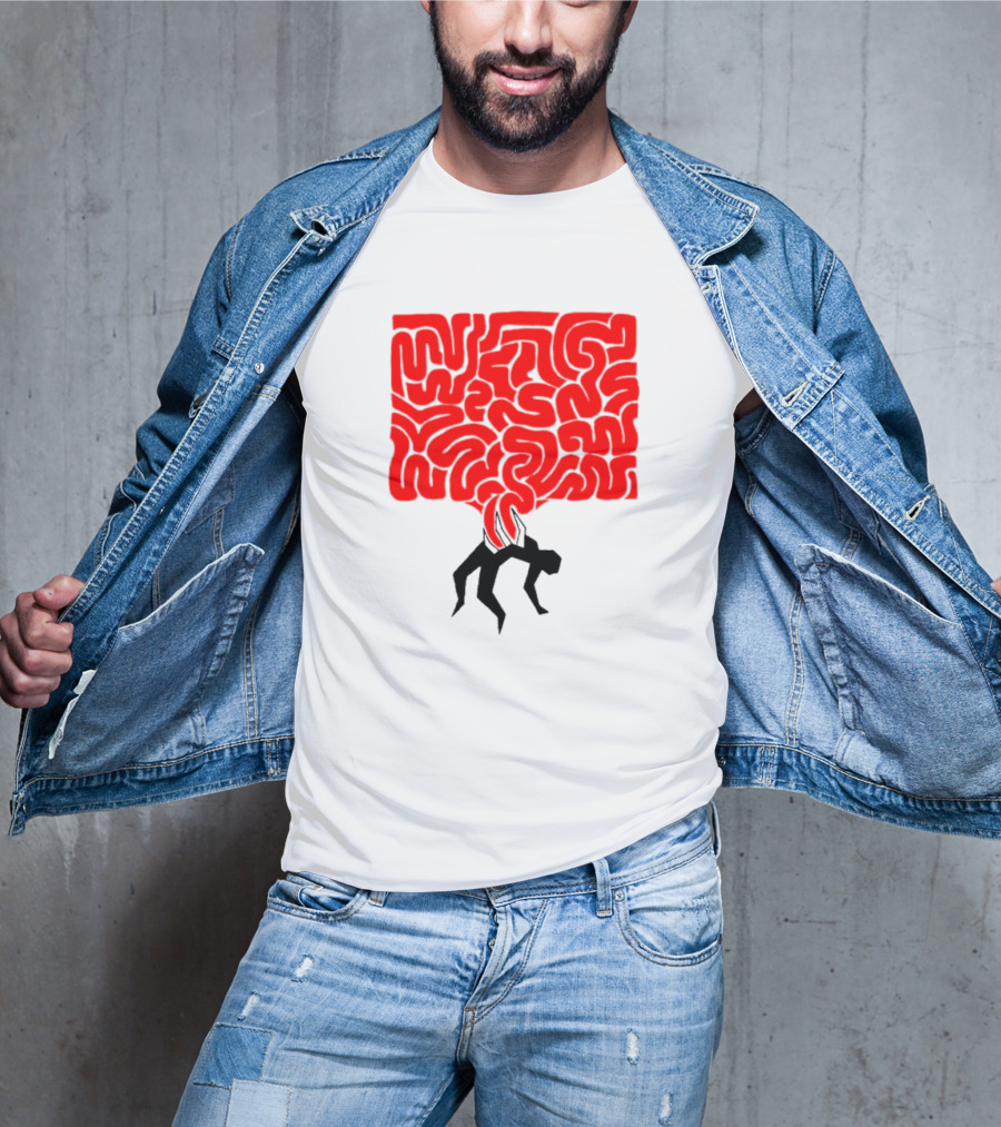 My Body Betrayed Me Red Maze Burden T-Shirt