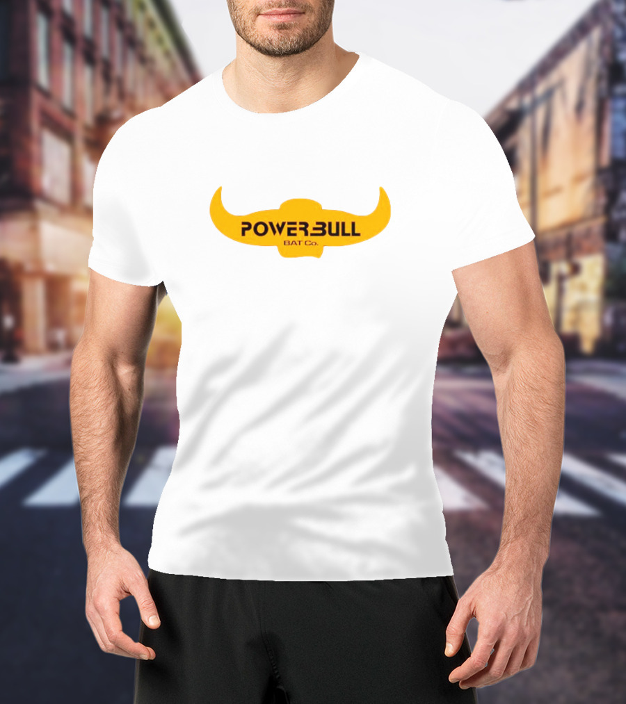 POWERBULL BAT CO Yellow Horns T-Shirt