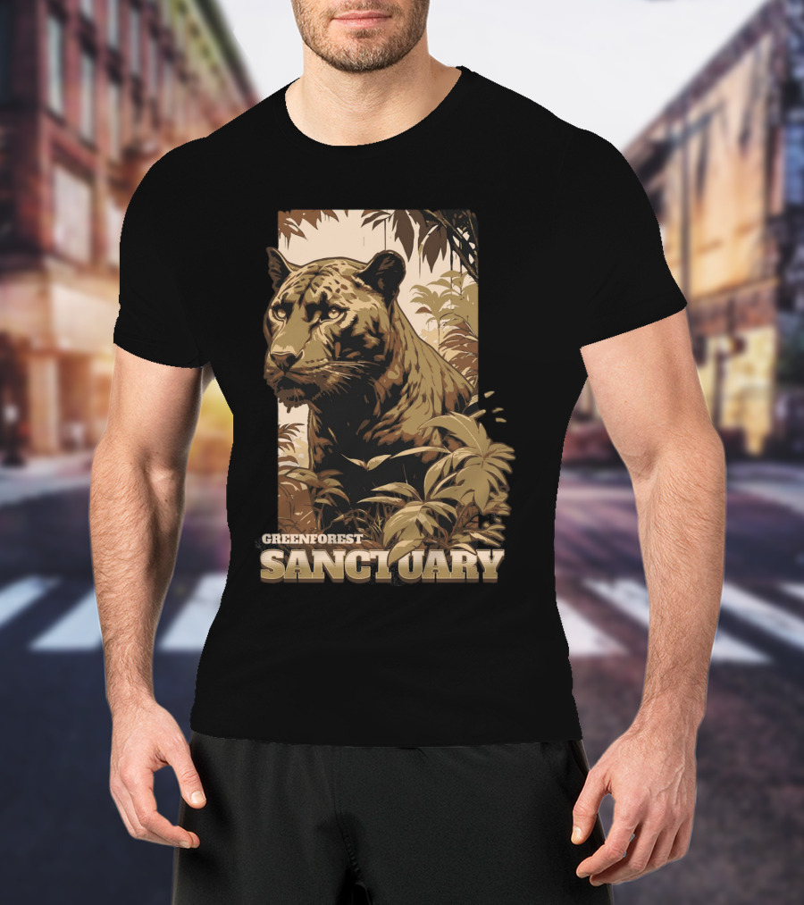 Greenforest Sanctuary Panther T-Shirt