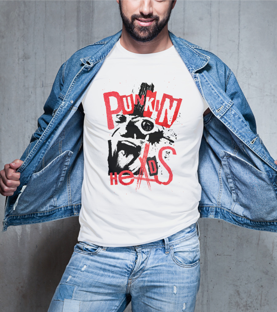 Punkin' Heads Horror Mask Graffiti T-Shirt