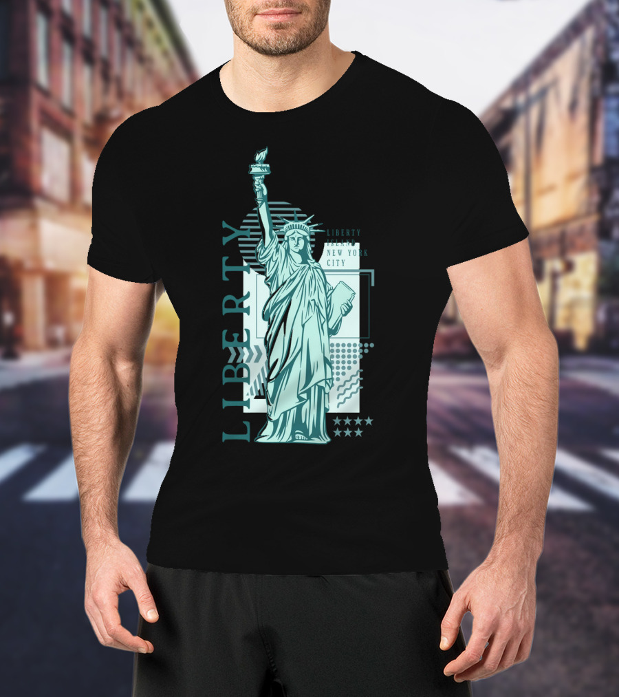 Liberty New York City Statue Of Liberty T-Shirt