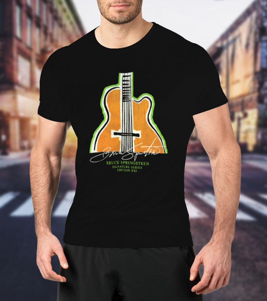 Bruce Springsteen Signature Series Edition XXI Guitar T-Shirt