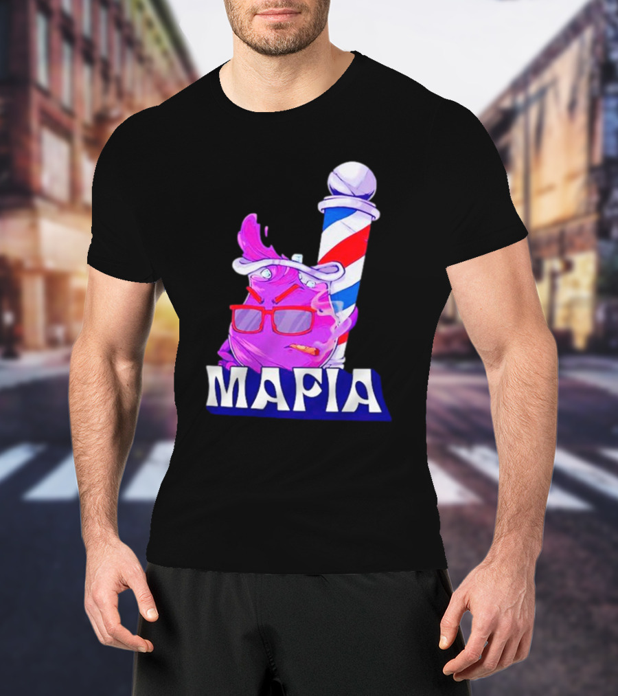 Cool Aiid Mafia Purple Barber Pole T-Shirt