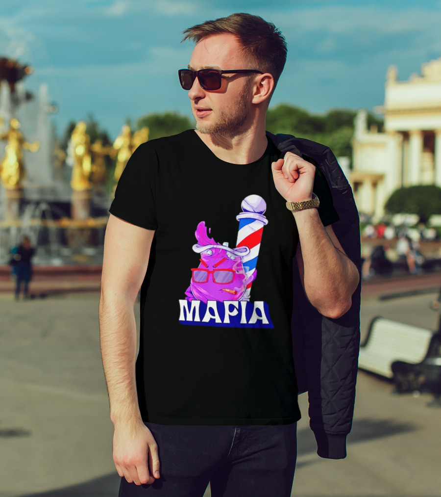 Cool Aiid Mafia Purple Barber Pole T-Shirt