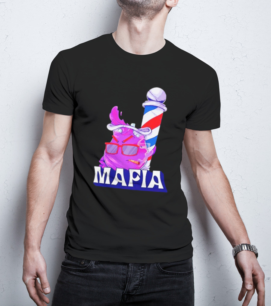 Cool Aiid Mafia Purple Barber Pole T-Shirt