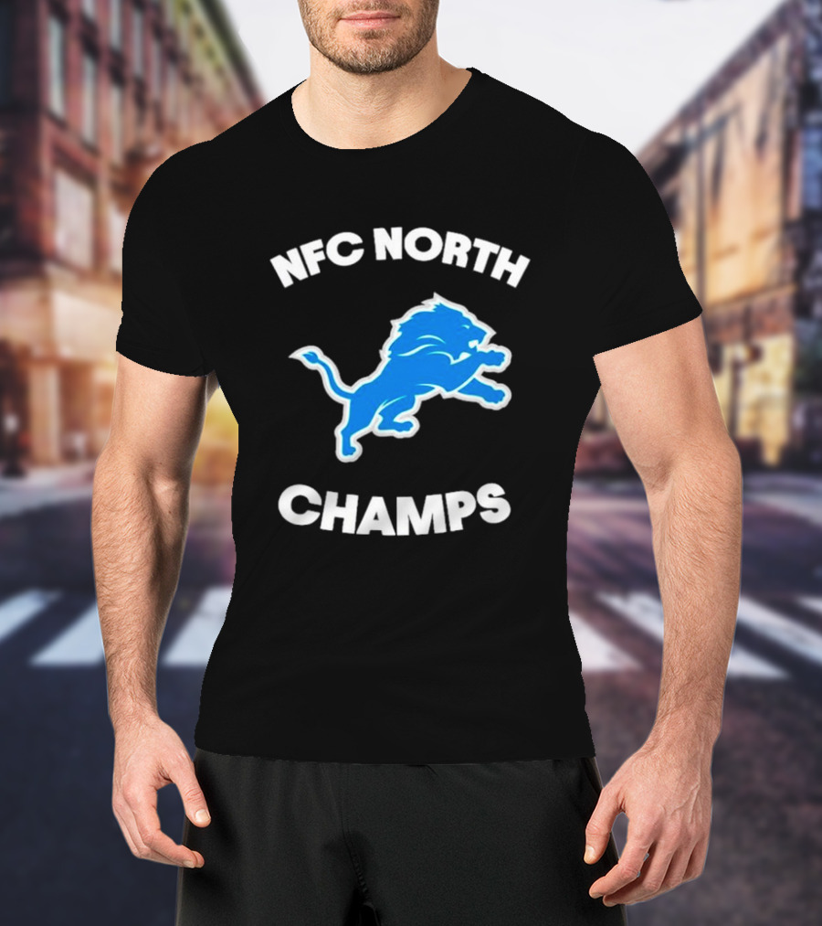NFC North Champs Detroit Lions T-Shirt
