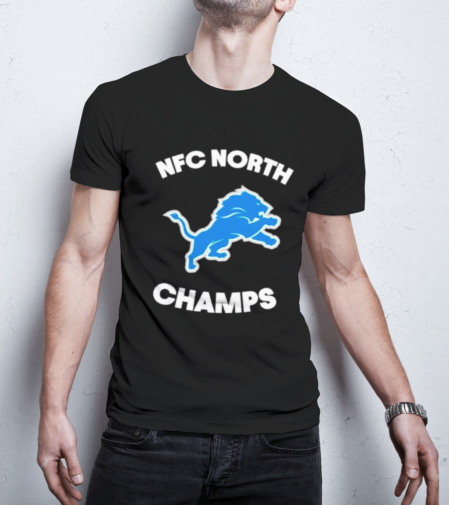 NFC North Champs Detroit Lions T-Shirt
