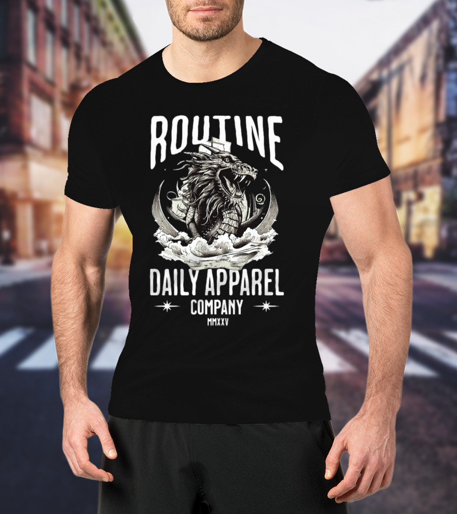 ROUTINE DAILY APPAREL COMPANY MMXXV Dragon T-Shirt
