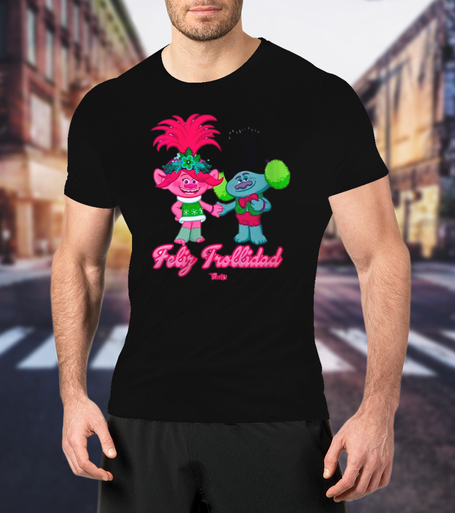 Feliz Trollidad Trolls Christmas T-Shirt