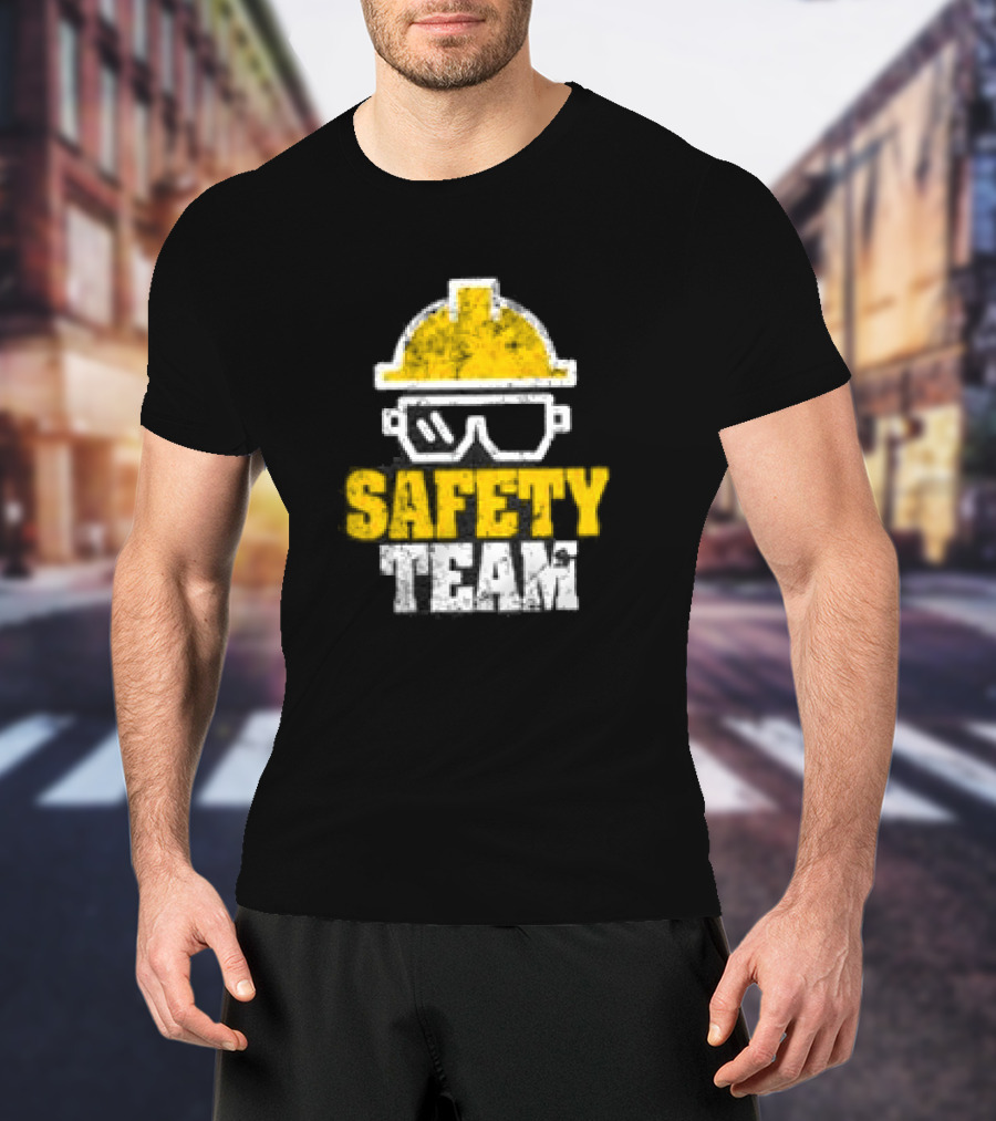 Safety Team Occupational Safety Officer OSHA HSE Hard Hat And Safety Glasses T-Shirt