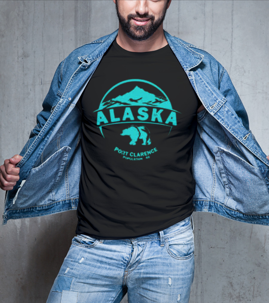Alaska Port Clarence Population 46 Bear Mountain T-Shirt