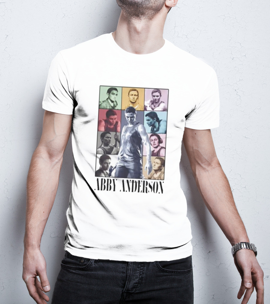 Abby Anderson Iconic Character Portrait Collage T-Shirt