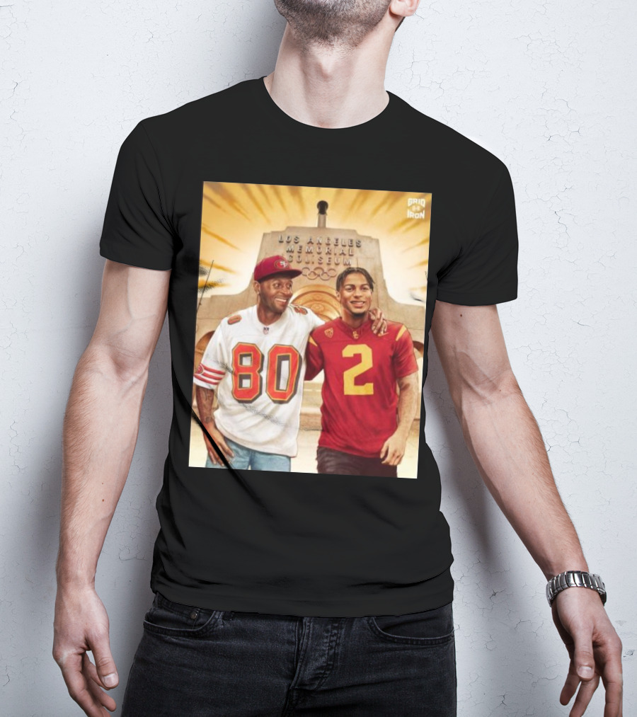 Gridiron Los Angeles Memorial Coliseum Football Legacy 80 2 T-Shirt