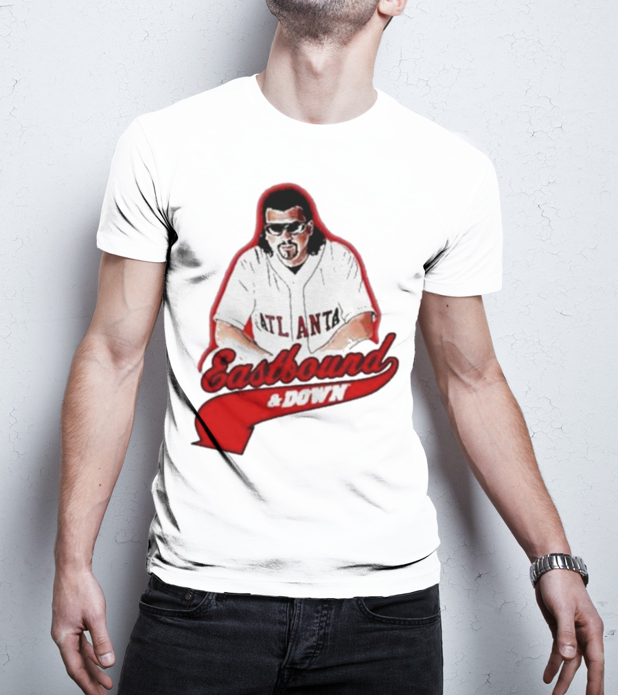 Atlanta Eastbound And Down Retro Baseball T-Shirt