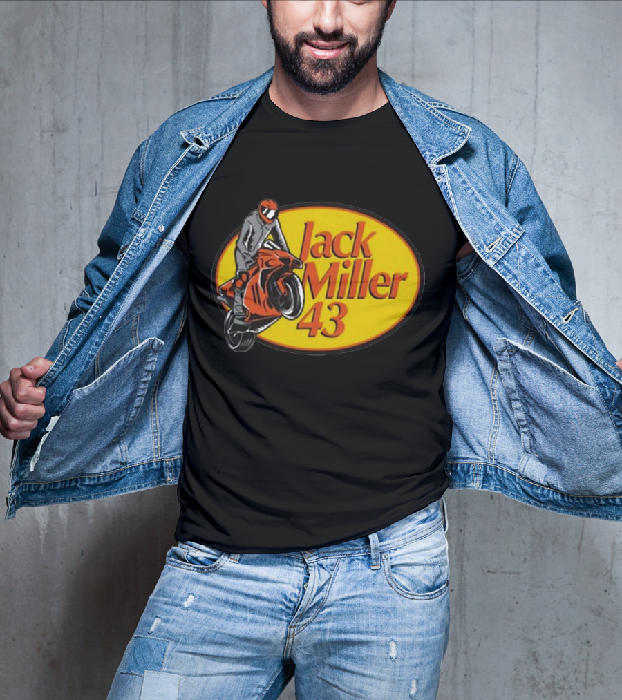 Jack Miller 43 Motorcycle Rider Iconic Racing T-Shirt