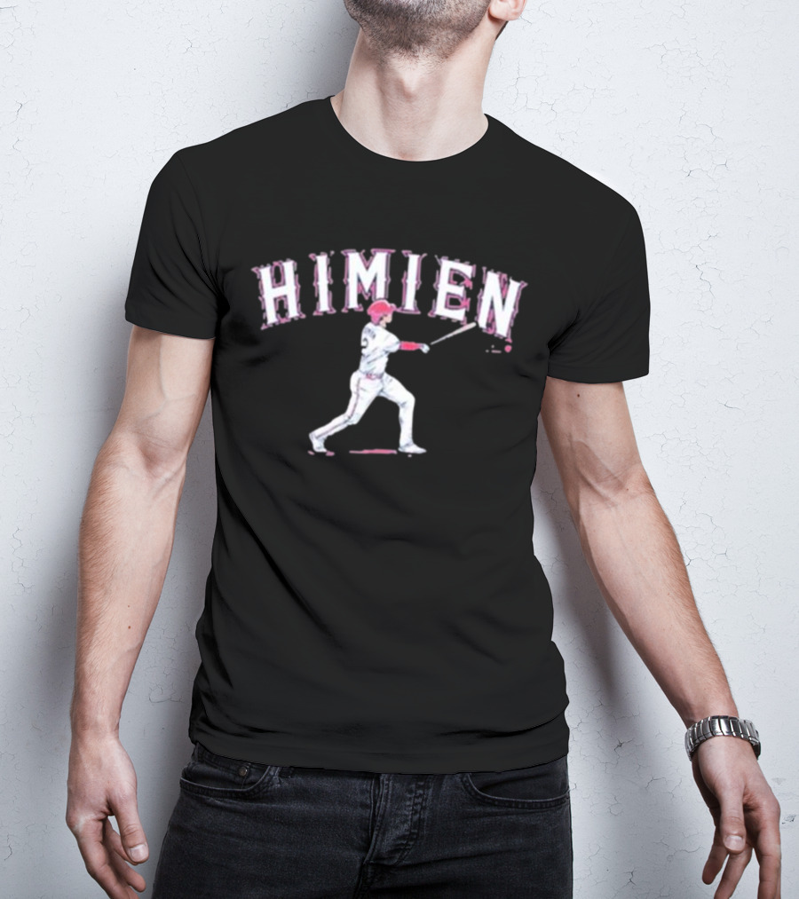 Marcus Semien Himien Baseball Player Swinging T-Shirt