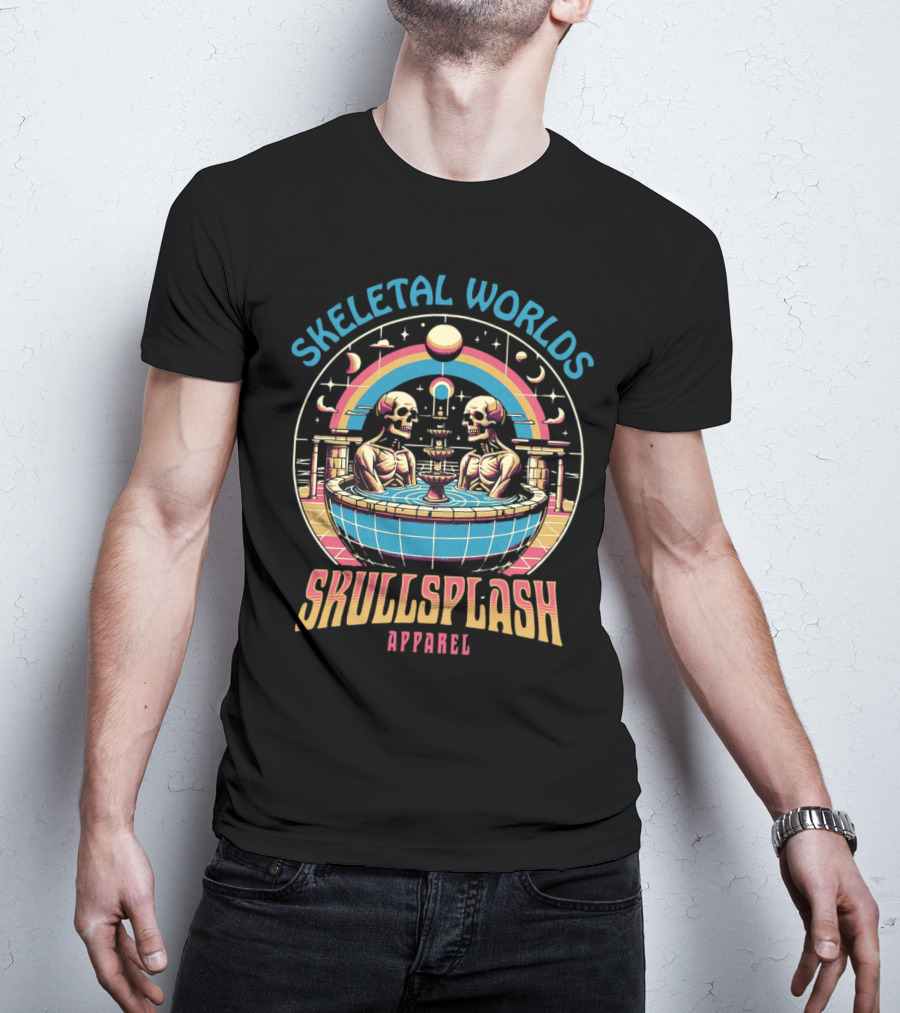 Skeletal Worlds SkullSplash T-Shirt
