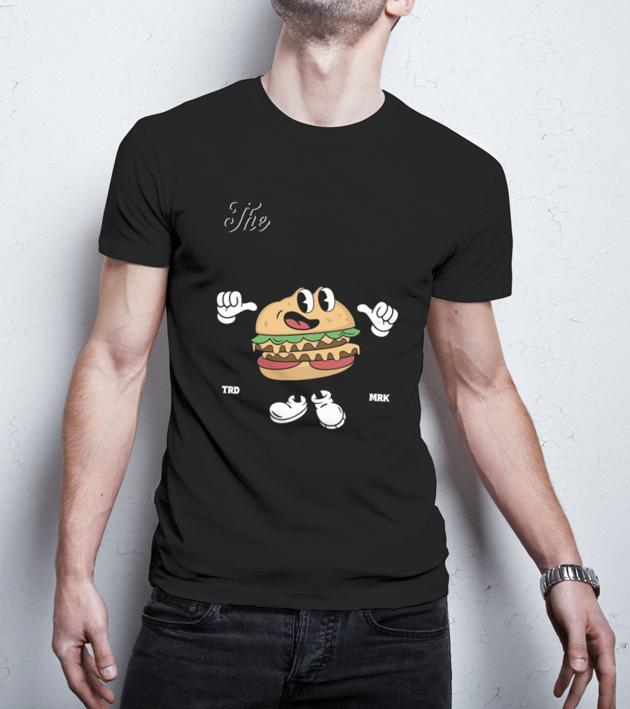The Smile Motion Happy Bites Burger Mascot T-Shirt