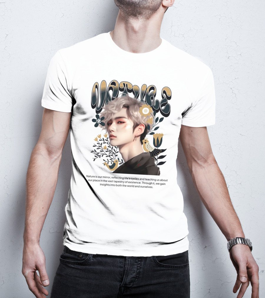 NATURE Floral Reflections Of Life And Existence T-Shirt