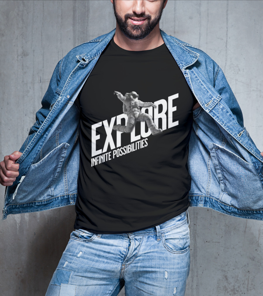 Explore Infinite Possibilities Astronaut T-Shirt
