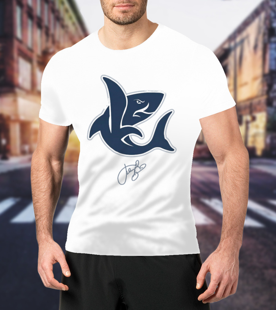 Kenny Gant Shark Dance Signature Dark Blue Shark T-Shirt