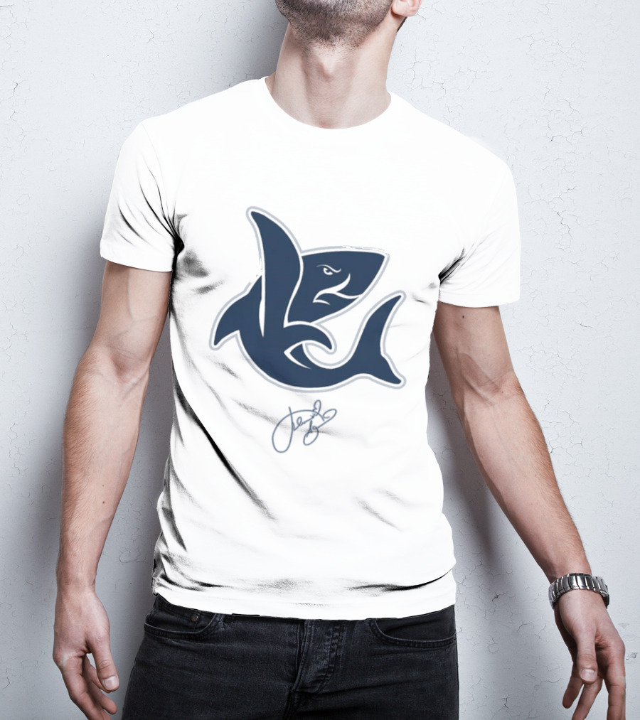 Kenny Gant Shark Dance Signature Dark Blue Shark T-Shirt