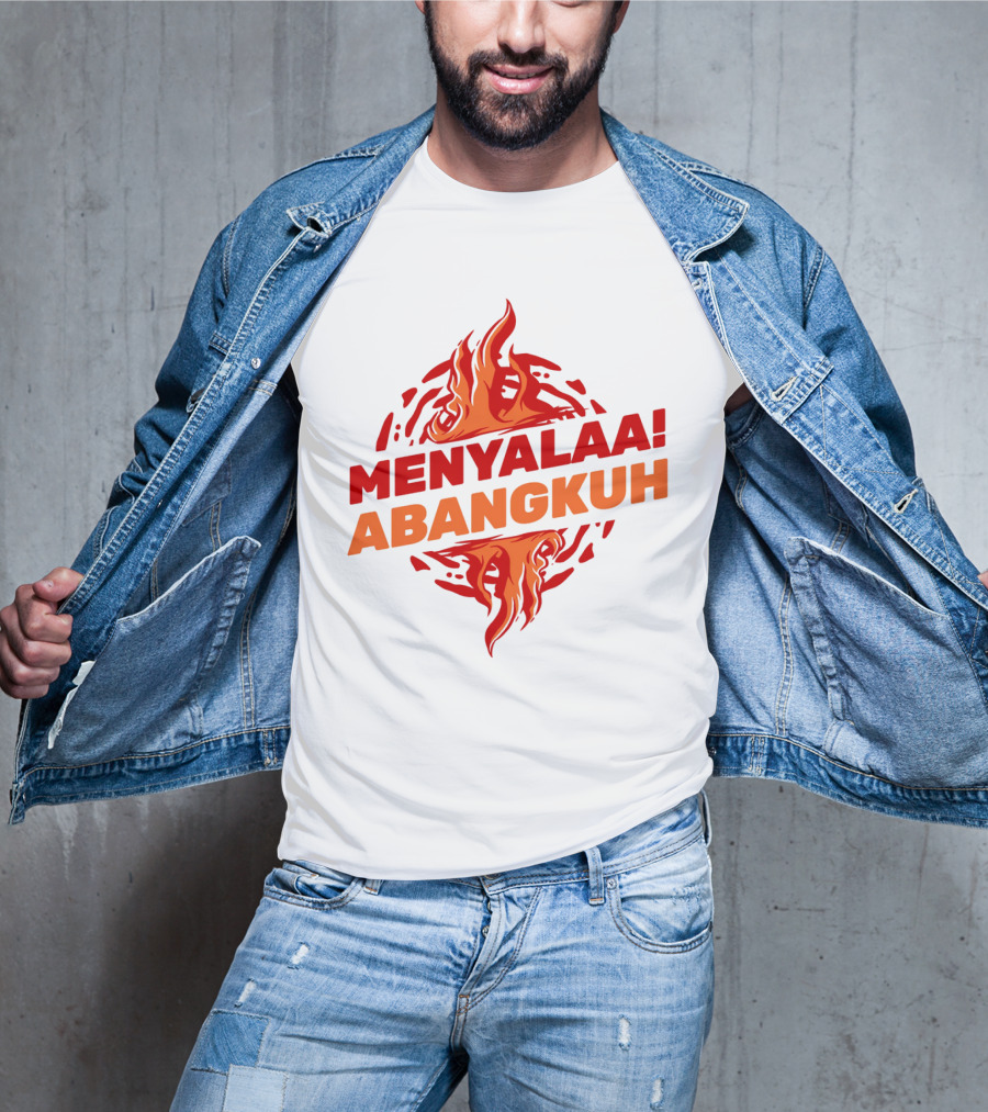 MENYALAA ABANGKUH Flame T-Shirt