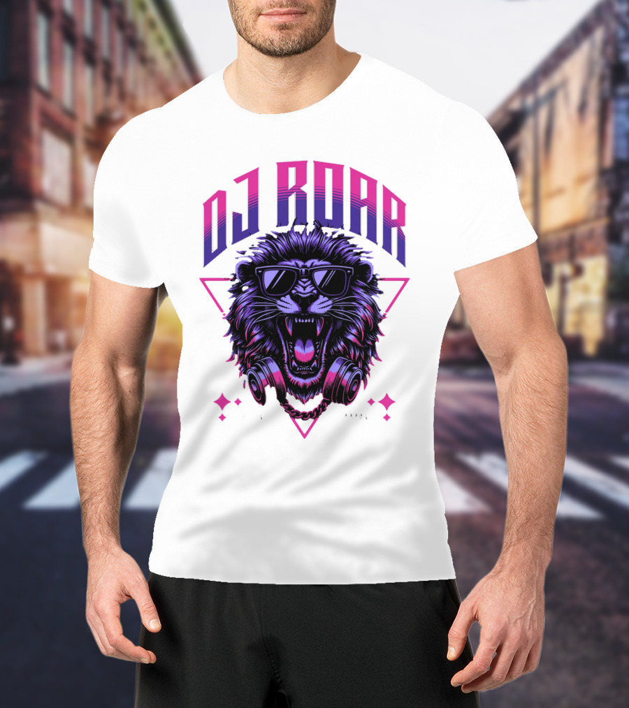 DJ Roar Lion Head HTTL Apparal T-Shirt