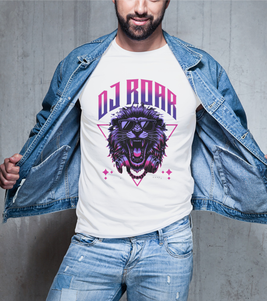DJ Roar Lion Head HTTL Apparal T-Shirt