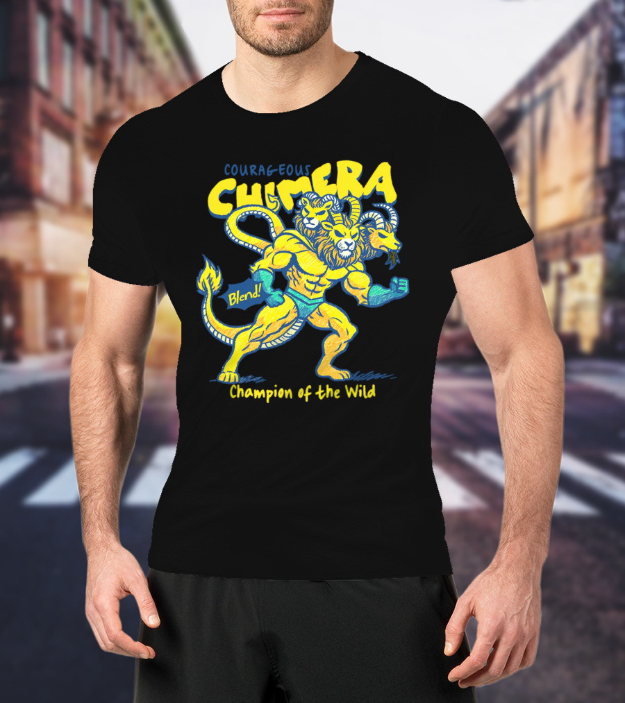 Courageous Chimera Champion Of The Wild Blend T-Shirt