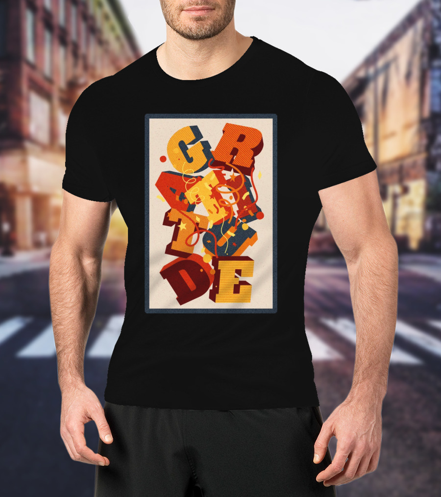 GRADE 3D Letter Explosion T-Shirt