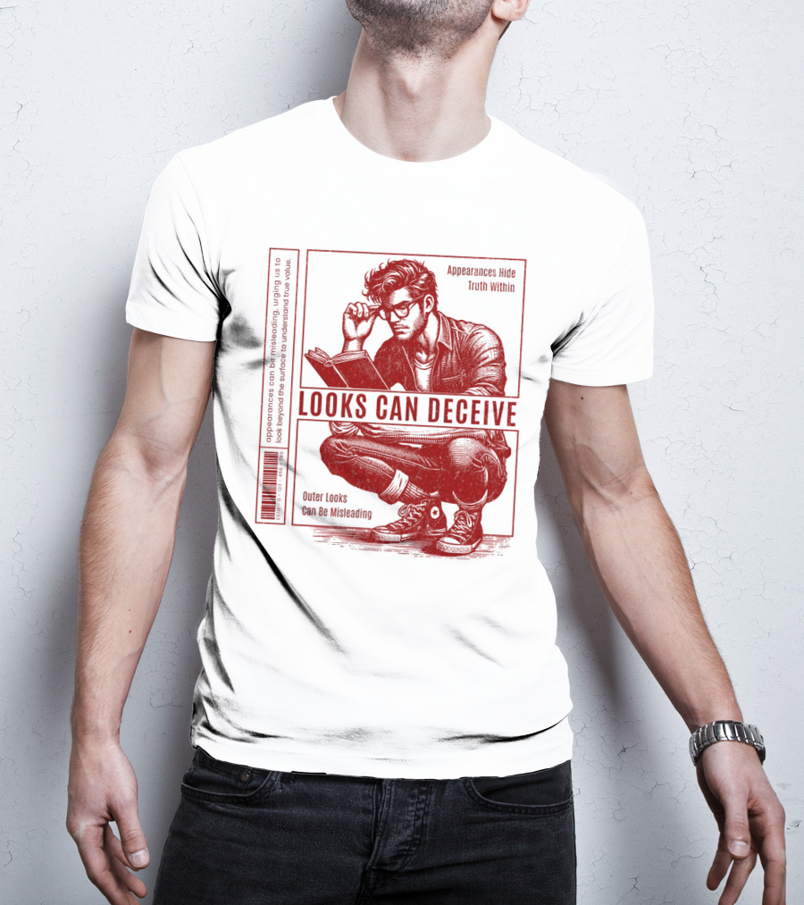 Looks Can Deceive Appearances Hide Truth Within Outer Looks Can Be Misleading T-Shirt