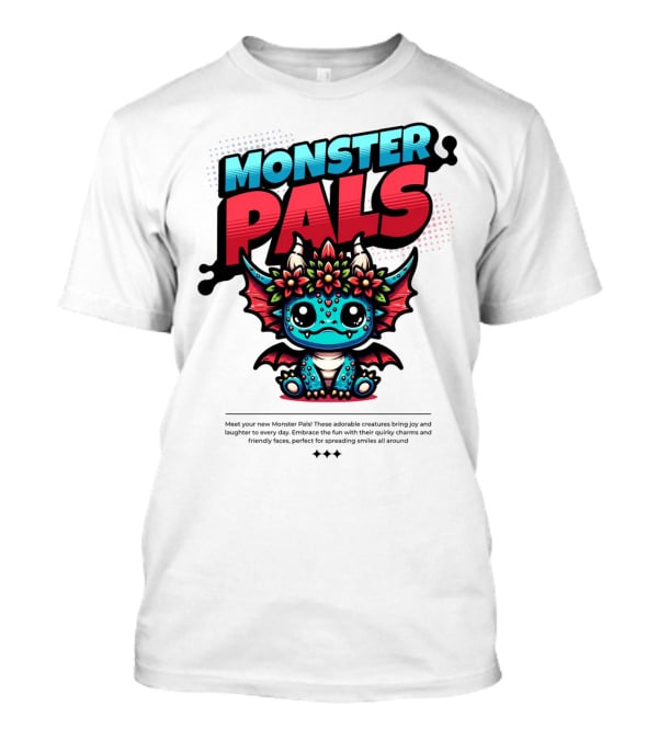 MONSTER PALS Adorable Creatures With Quirky Charm And Friendly Faces T-Shirt