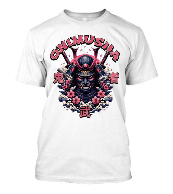 Onimusha Samurai Demon Warrior Flower Clouds T-Shirt
