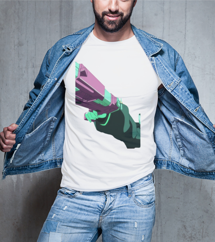 Rebecca Cyberpunk Edgerunners Aesthetic Gun T-Shirt