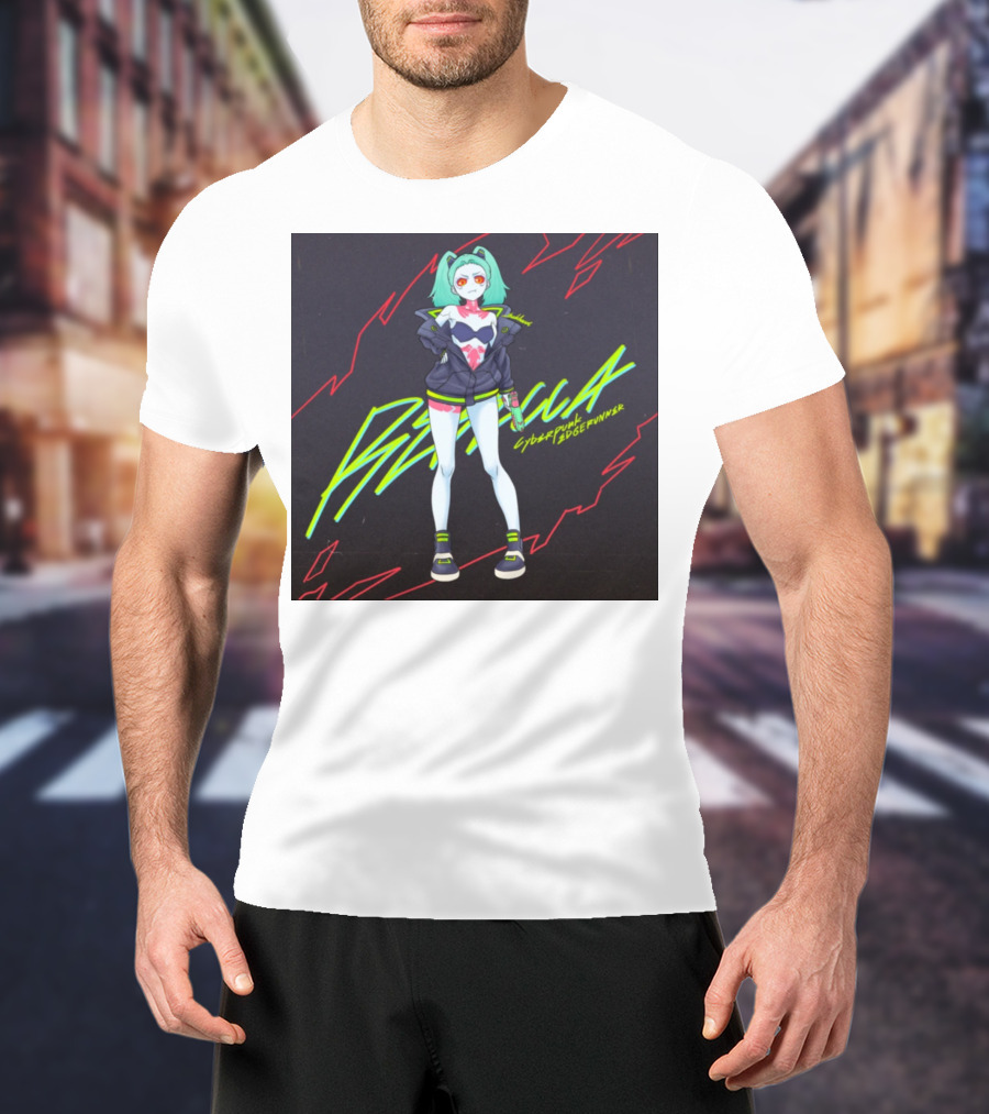 Rebecca Cyberpunk Edgerunners Neon T-Shirt