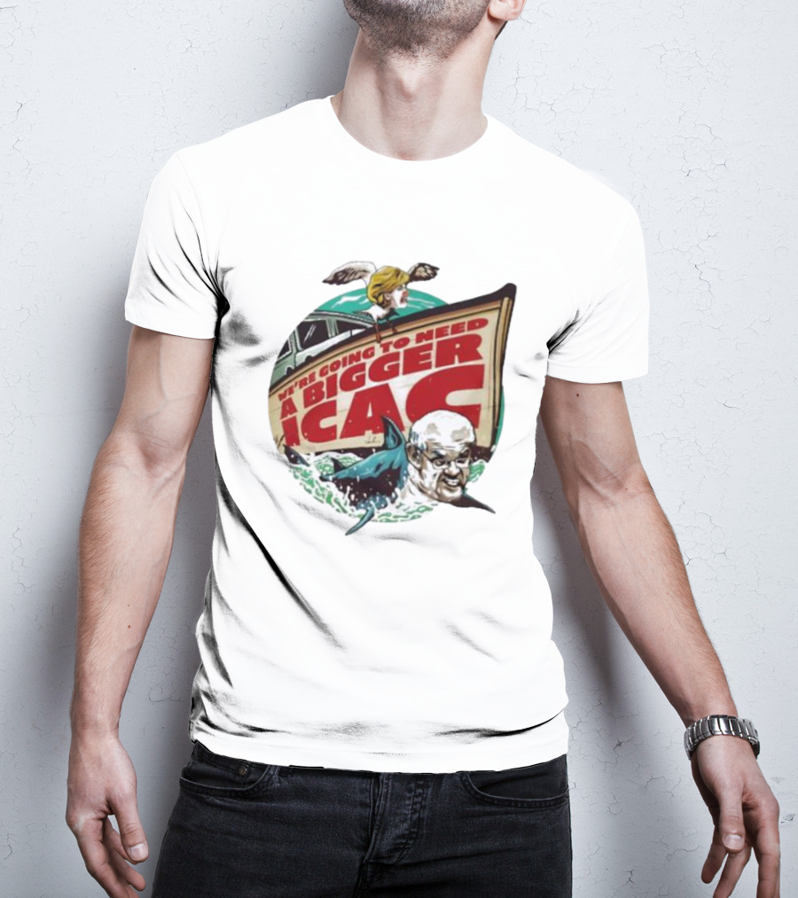Van Badham We’re Going To Need A Bigger ICAC Political Satire With Shark And Boat T-Shirt