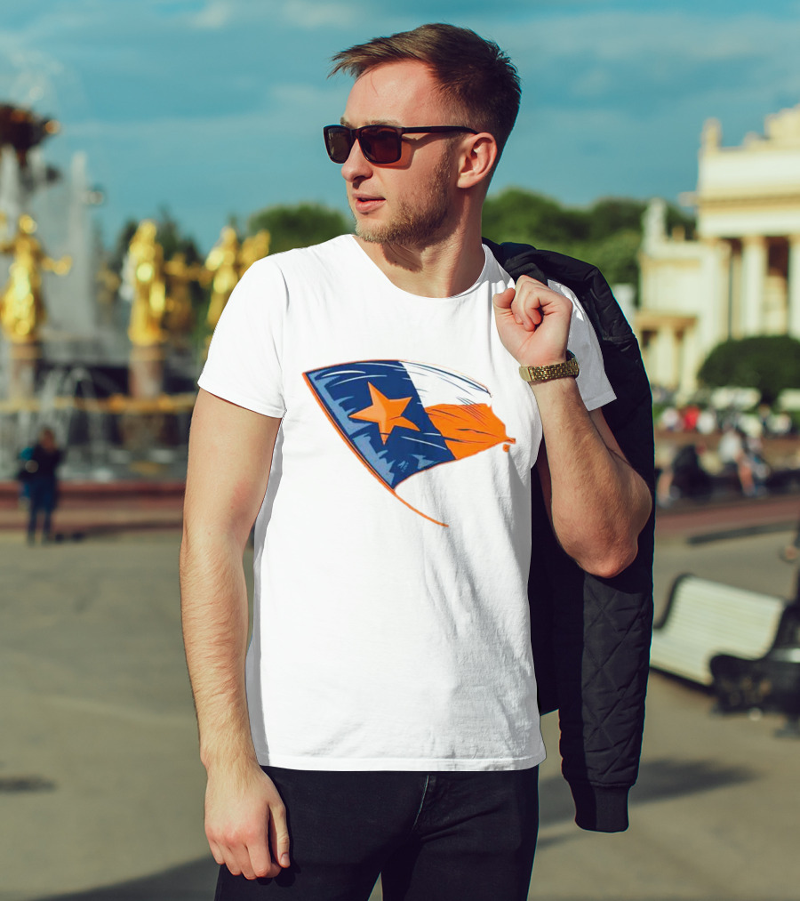 Houston Texas Lone Star Flag T-Shirt