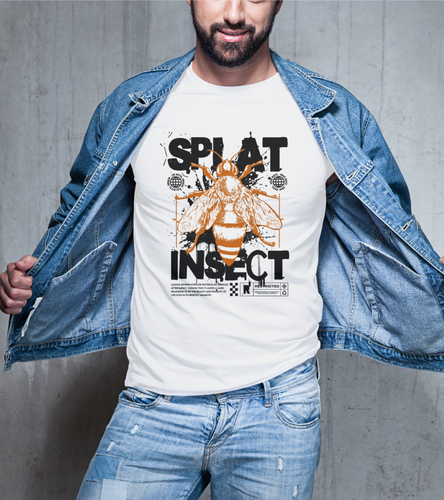 Splat Insect Restricted Warning T-Shirt